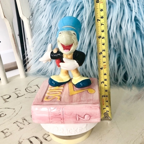 Disney, Jiminy Cricket, Schmid, Vintage, Music Box, Ceramic, Good Condition - Picture 10 of 14